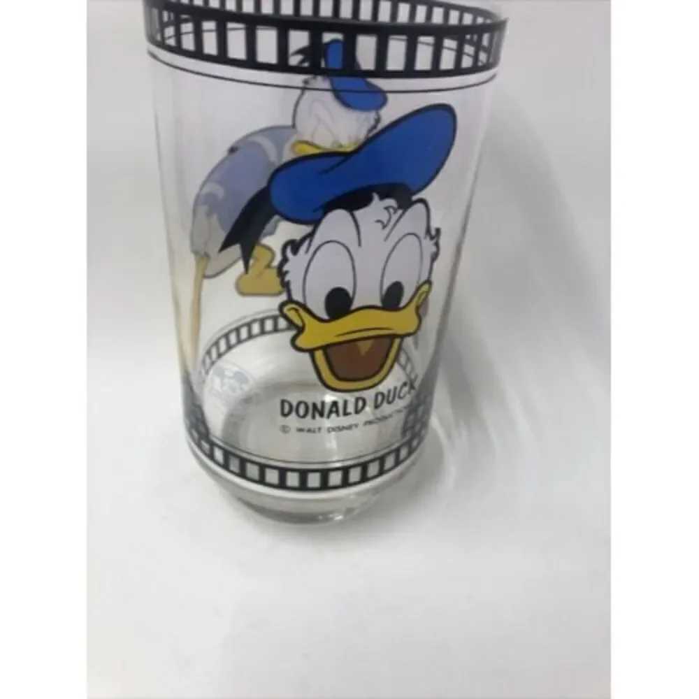Vintage Mickey Mouse Club Glass. Donald Duck With Chip& Dale. Please Read
